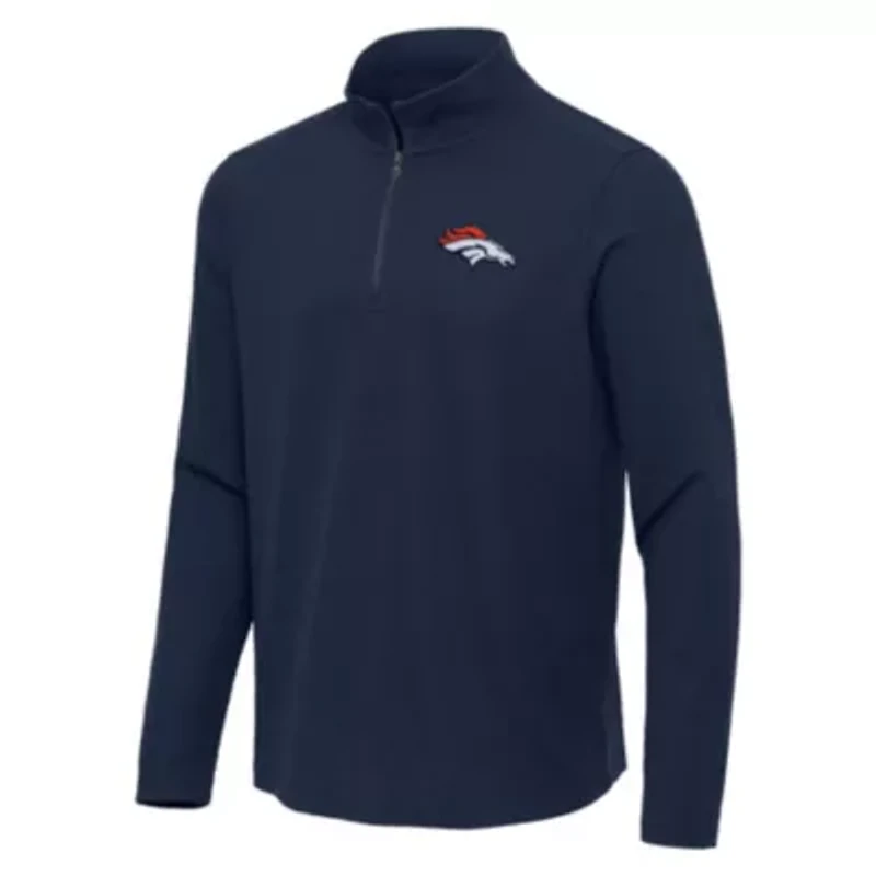 Antigua NFL Denver Broncos Men's Sync 1/4 Zip Pullover