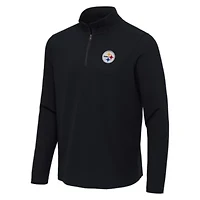 Antigua NFL Pittsburgh Steelers Men's Sync 1/4 Zip Pullover