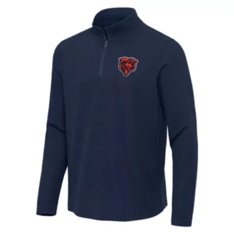 Antigua NFL Chicago Bears ''Bear Head'' Men's Sync 1/4 Zip Pullover