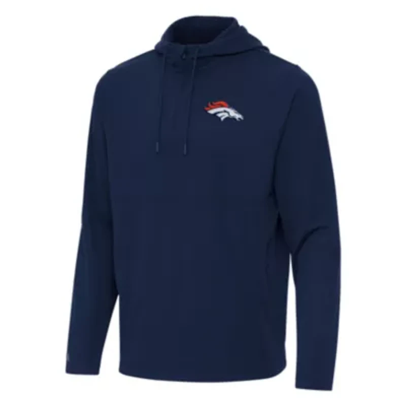 Antigua NFL Denver Broncos Men's Connected 1/4 Zip Hood
