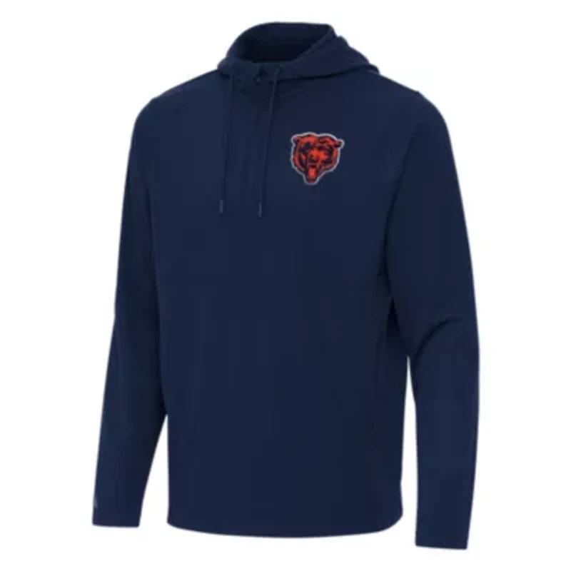 Antigua NFL Chicago Bears ''Bear Head'' Men's Connected 1/4 Zip Hood
