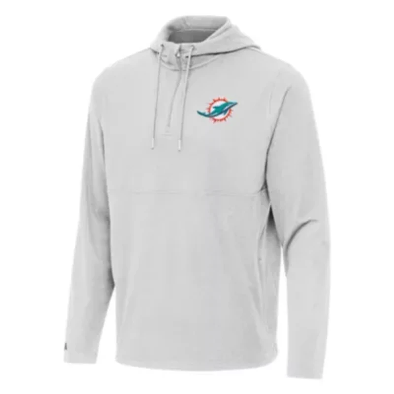 Antigua NFL Miami Dolphins Men's Connected 1/4 Zip Hood