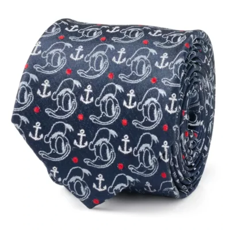 Donald Duck Anchor Navy Blue Tie