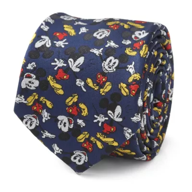 Mickey Action Navy  Tie