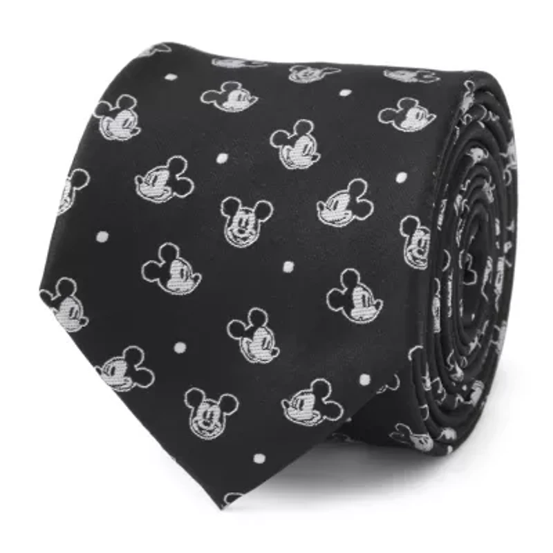 Mickey Dot Black  Tie