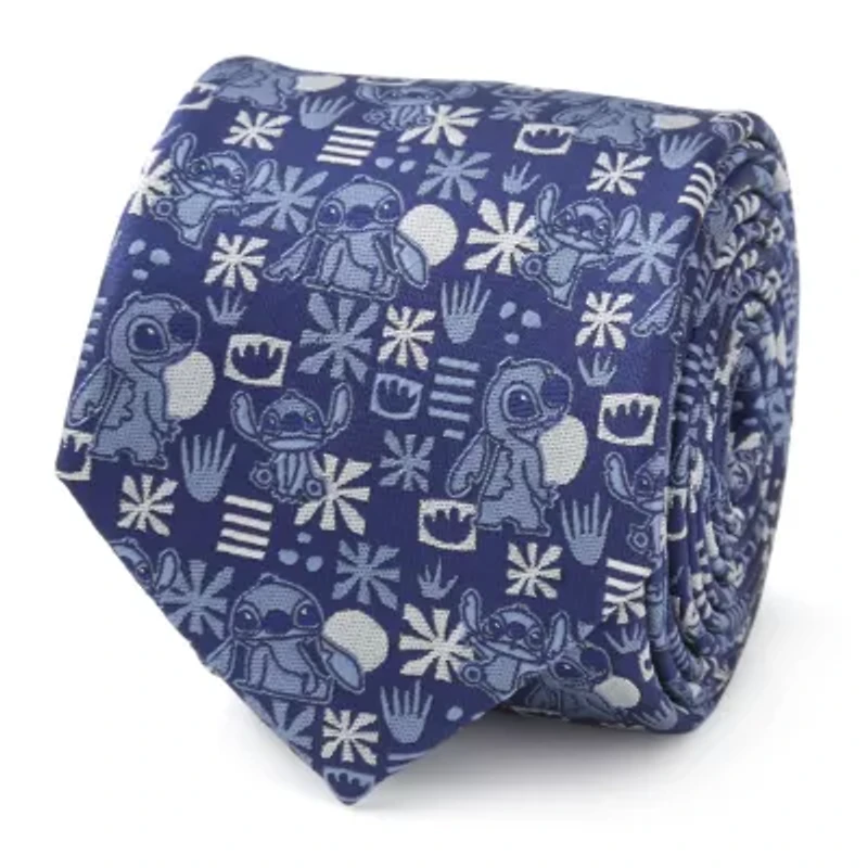Stitch Blue Tropical Tie