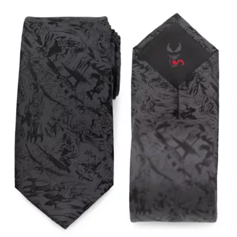 Venom Dark Gray Action Men's Tie