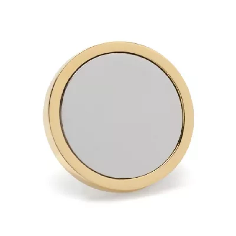 Two Toned Stainless Steel Round Infinity Engravable Lapel Pin