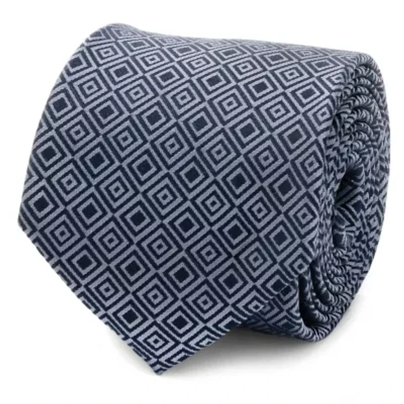 Navy Patterned Tie