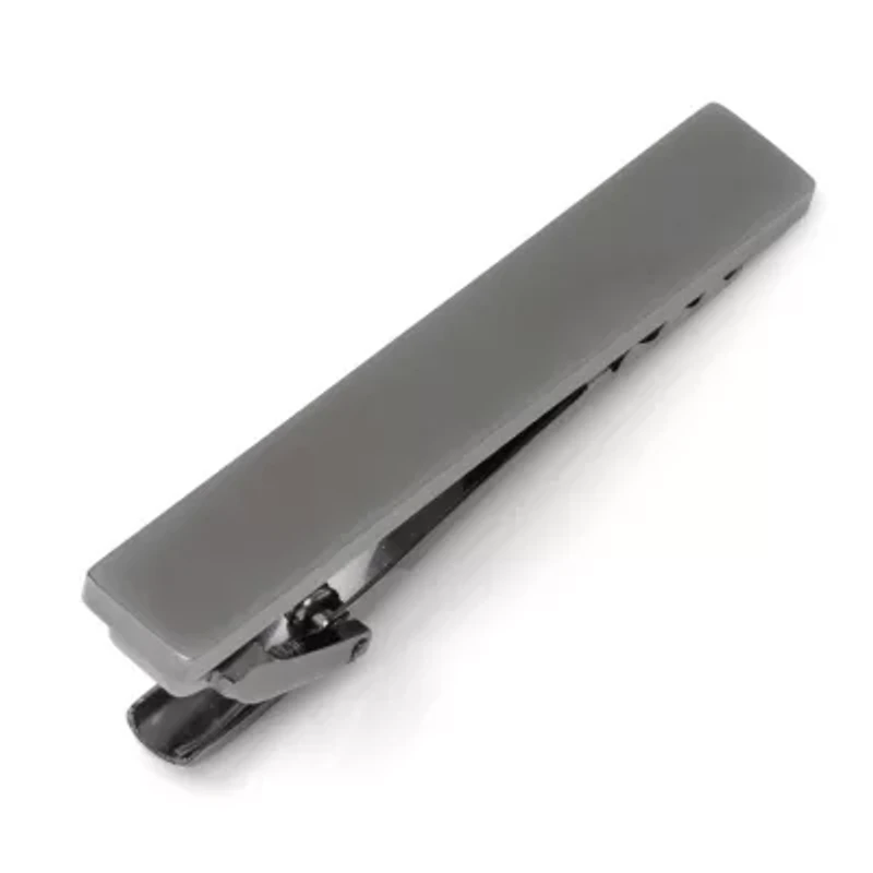 Gunmetal Stainless Engravable Tie Clip