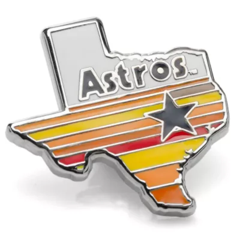 MLB Houston Astros Tequila Sunrise Lapel Pin
