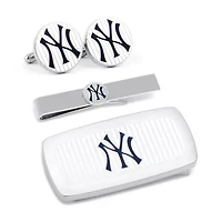 MLB New York Yankees Pinstripe 3-Piece Cushion Gift Set