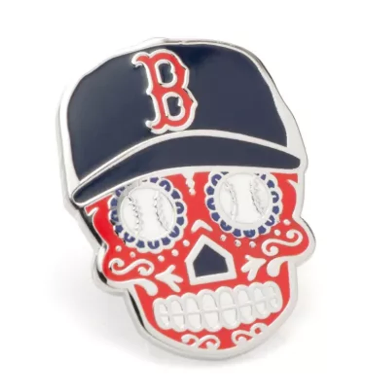 Boston Red Sox Sugar Skull Lapel Pin