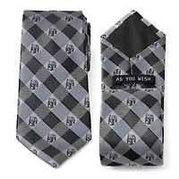 Boba Fett Blue Plaid Tie