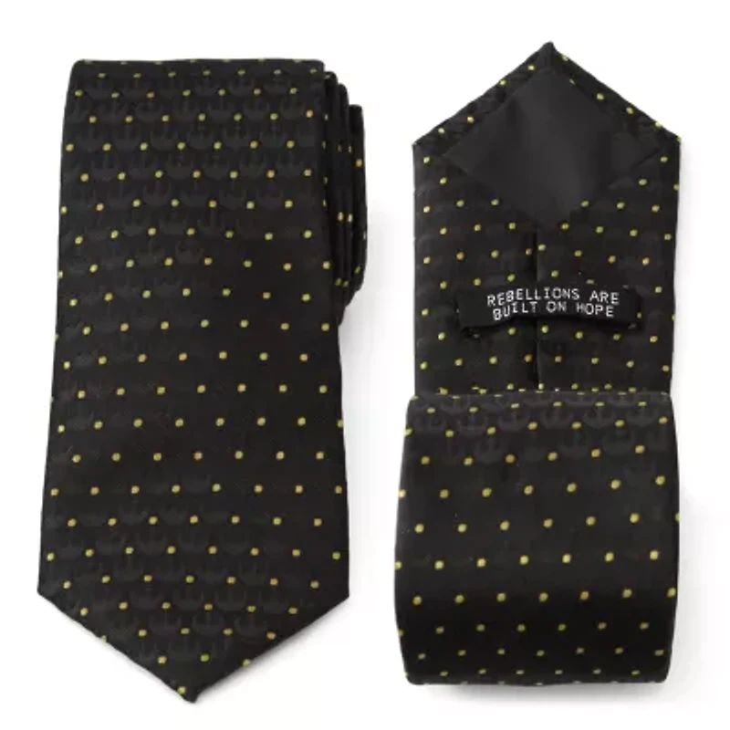 Rebel Dot Charcoal  Tie