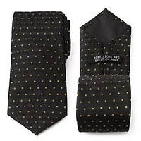 Rebel Dot Charcoal  Tie