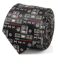 Vader Chest Plate Patterned Tie