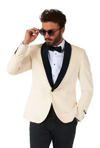 Dinner Jacket  Ivory Champagne Blazer