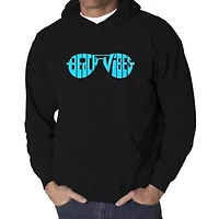 Beach Vibes - Men's Word Art Hooded Sweatshirt
