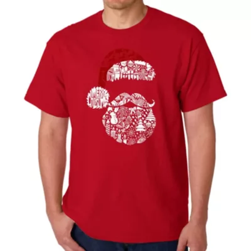 Santa Pics - Men's Word Art T-Shirt