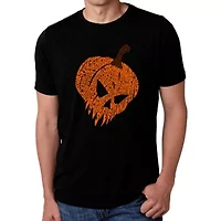 Evil Pumpkin - Men's Premium Blend Word Art T-Shirt
