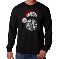 Santa Pics - Men's Word Art Long Sleeve T-Shirt