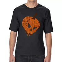 Evil Pumpkin - Men's Tall and Long Word Art T-Shirt