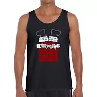 Chimney Santa - Men's Word Art Tank Top