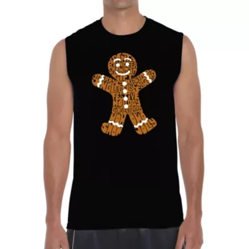 Gingerbread - Men's Word Art Sleeveless T-Shirt