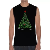 We Wish You A Merry Christmas - Men's Word Art Sleeveless T-Shirt