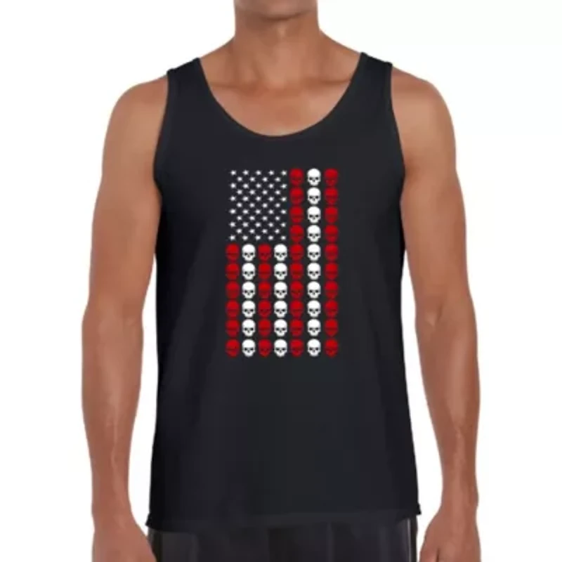Skull Flag - Men's Word Art Tank Top