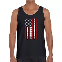 Skull Flag - Men's Word Art Tank Top