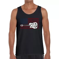America Rocks - Men's Word Art Tank Top