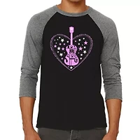 It's A Love Story - Men's Raglan Baseball Word Art T-Shirt