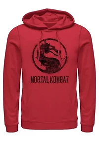 Splatter Logo Graphic Fleece Hoodie