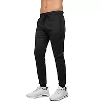 Men's Performance Tech Joggers Sweatpants With Heat Seal Zipper Side Pockets