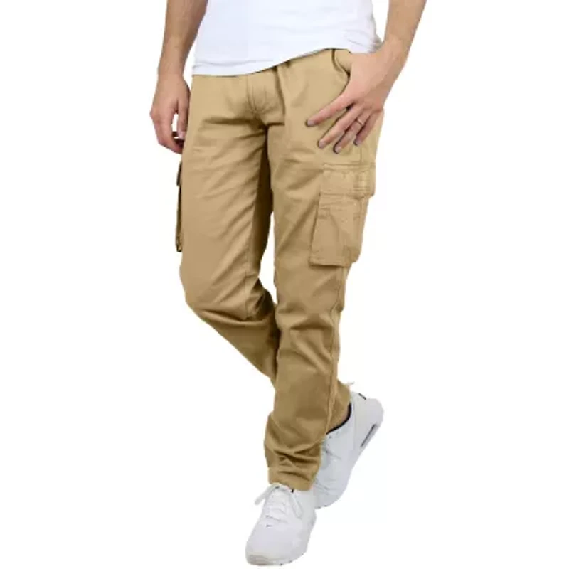Men's Flex-Stretch Cotton Cargo Pants, 31-Inch Inseam - Comfortable and Durable