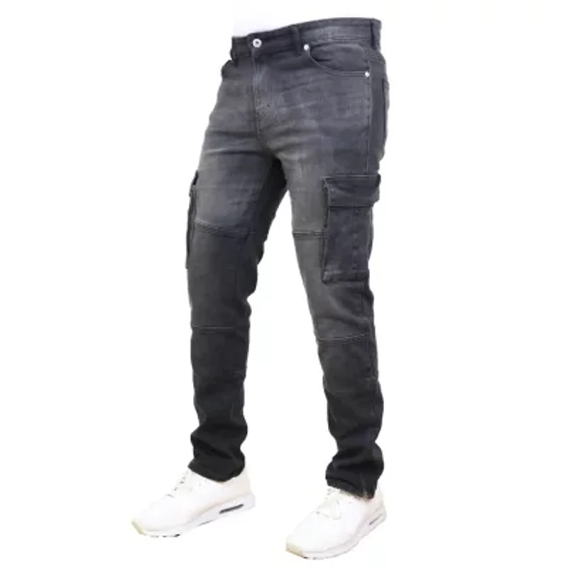 Blue Ice Men's Stretch Cargo Pocket Jeans