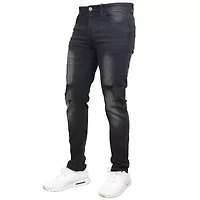 Blue Ice Men's Stretch Ripped Jeans