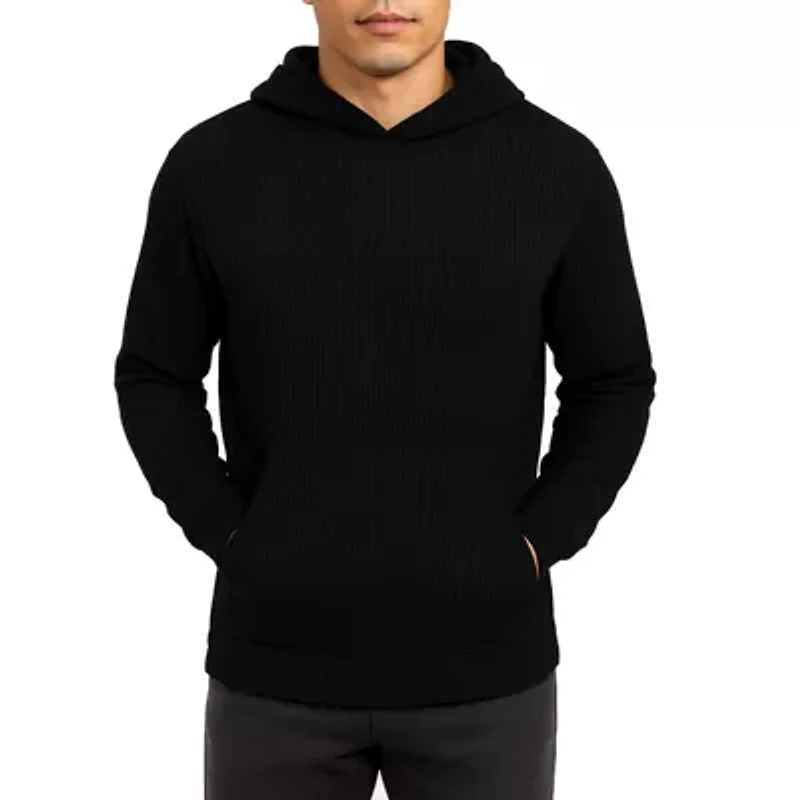 Blue Ice Men's Waffle Knit Thermal Pullover Hoodie