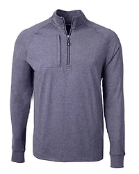 Adapt Eco Knit Heather Mens Big & Tall Quarter Zip Pullover
