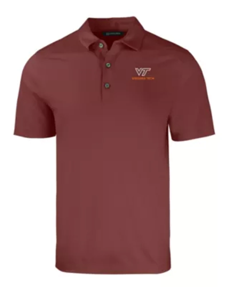 Big & Tall NCAA Virginia Tech Hokies Forge Eco Stretch Recycled Polo