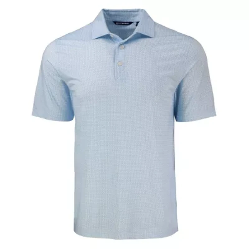 Cutter & Buck Pike Eco Diamond Dot Print Recycled Mens Big Tall Polo