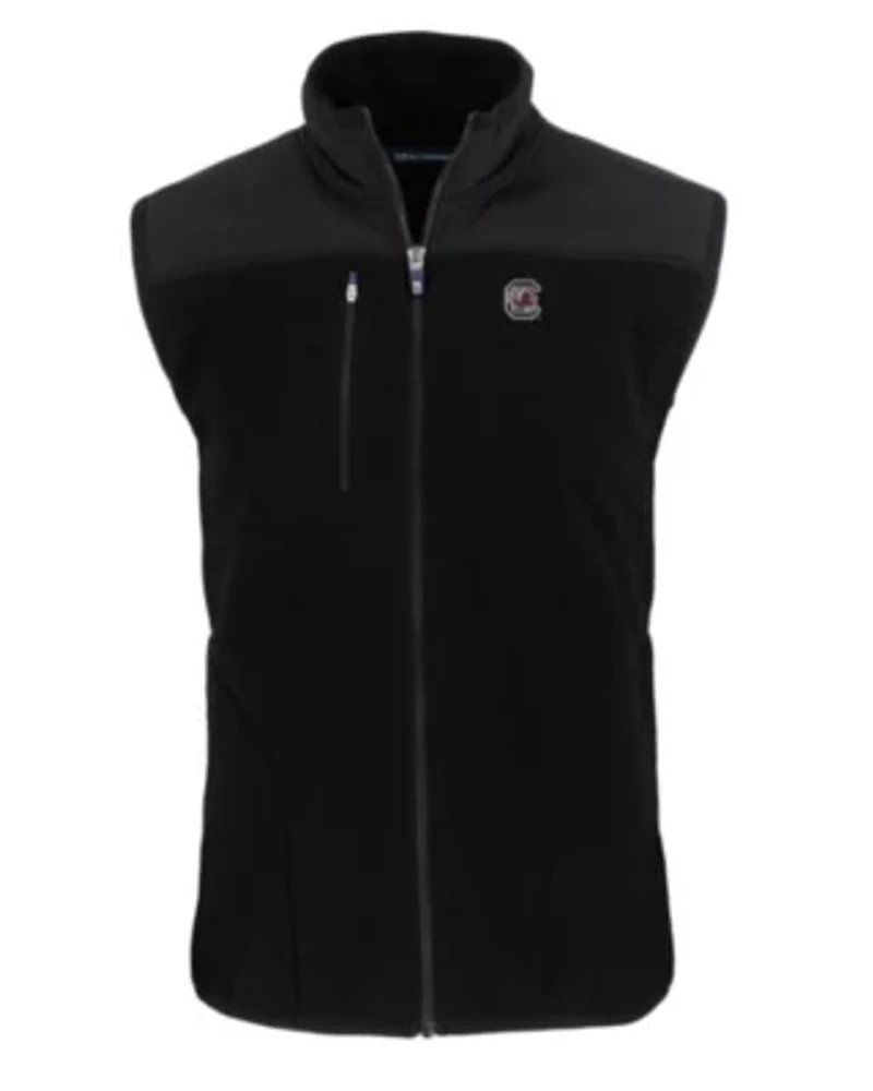 NCAA South Carolina Gamecocks Big & Tall Cascade Eco Sherpa Fleece Full-Zip Vest