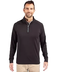 Big & Tall Cutter Buck Adapt Eco Knit Stretch Recycled Mens Quarter Zip Pullover