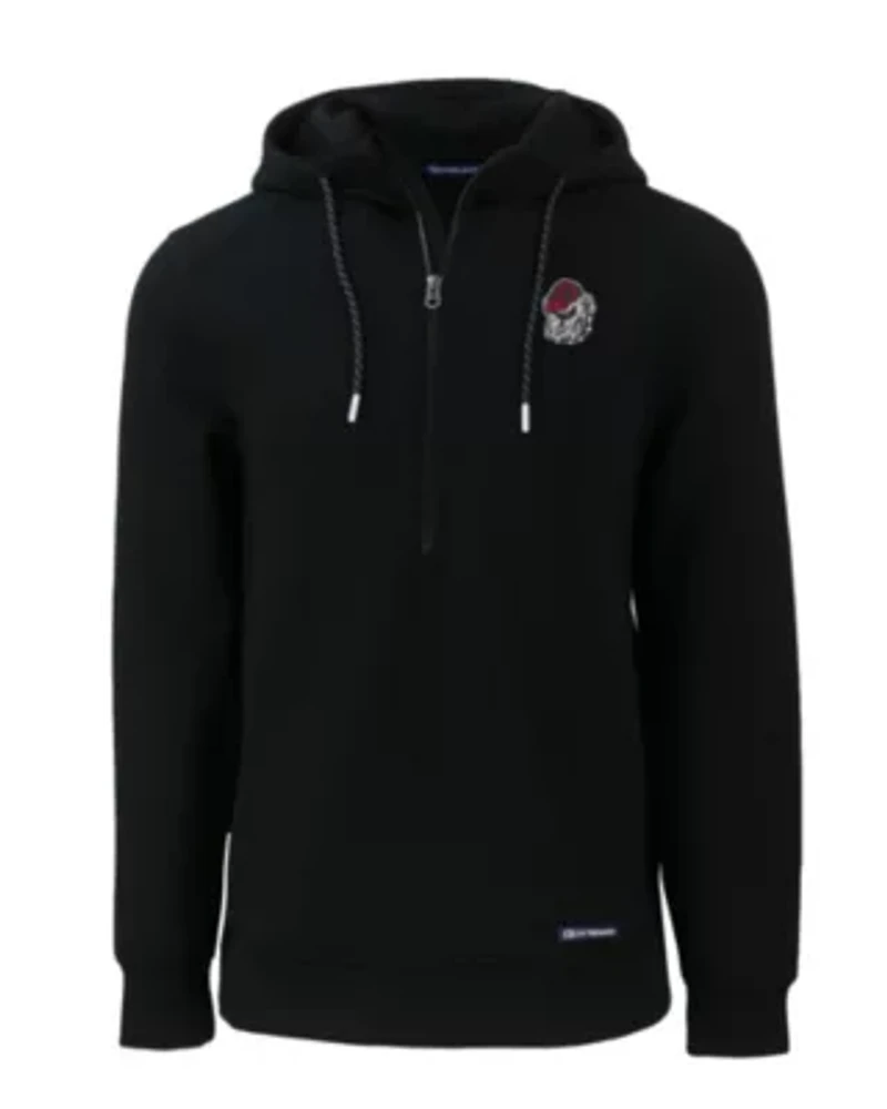 NCAA Georgia Bulldogs Roam Eco Half Zip Recycled Pullover Hoodie