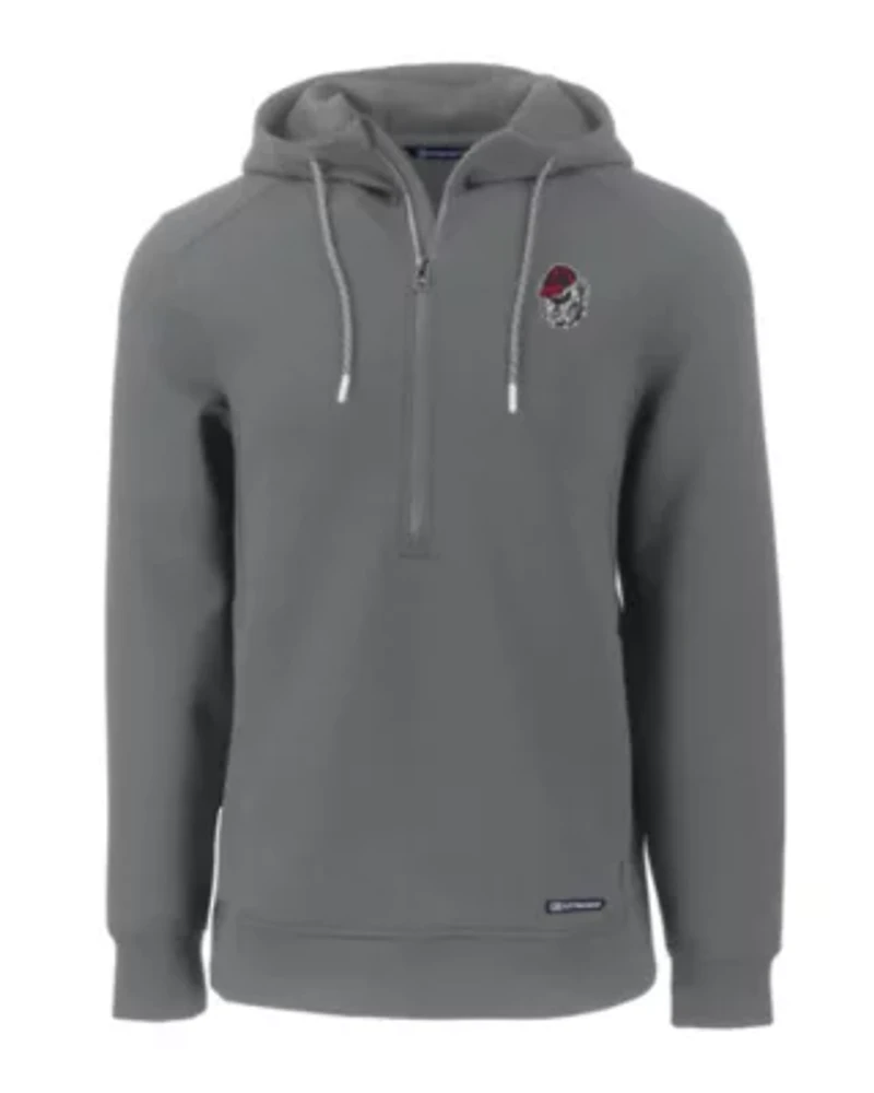 NCAA Georgia Bulldogs Roam Eco Half Zip Recycled Pullover Hoodie
