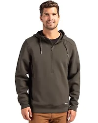 Cutter & Buck Roam Eco Half Zip Recycled Mens Hooded Pullover