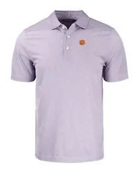 NCAA Clemson Tigers Pike Eco Symmetry Print Stretch Recycled Polo
