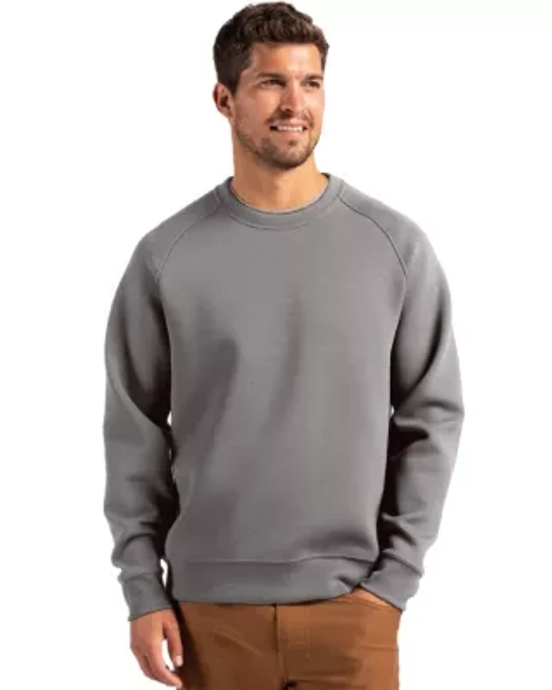 Big & Tall Cutter Buck Roam Recycled Crew Neck Mens Pullover
